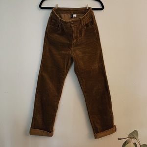 Caramel corduroy pants